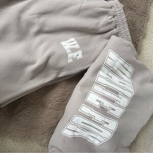 White fox sweatsuit